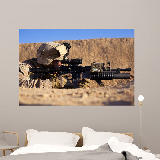 Us Marine Scans for Wall Decal Design 1