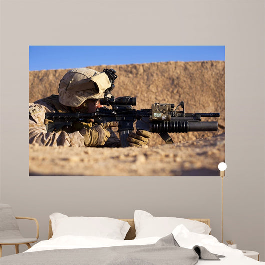 Us Marine Scans for Wall Decal Design 1