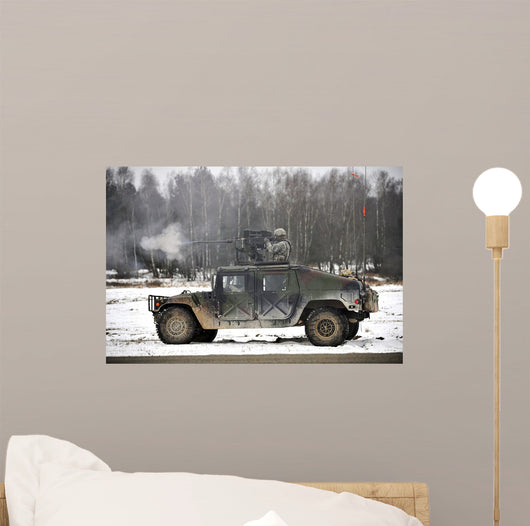 Us Army Paratrooper Fires Wall Decal