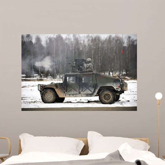 Us Army Paratrooper Fires Wall Decal