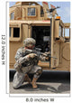 Us Army Soldier Shouts Wall Decal