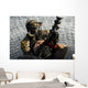 Pararescueman Is Hoisted into Wall Decal
