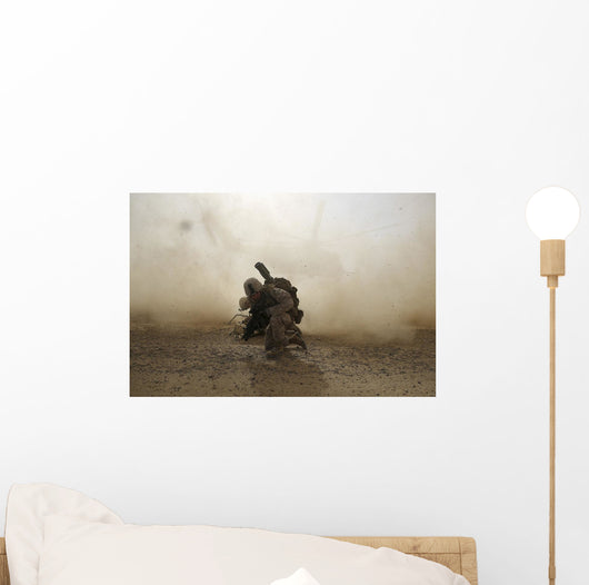 Us Marine Shields Himself Wall Decal