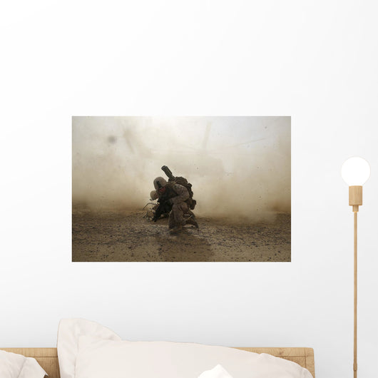 Us Marine Shields Himself Wall Decal