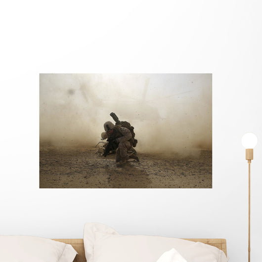 Us Marine Shields Himself Wall Decal