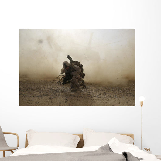 Us Marine Shields Himself Wall Decal