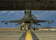 Crew Members Prepare F-16 Wall Decal