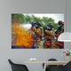 Firefighters Put out Fire Wall Decal