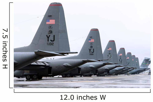 C-130 Hercules Flightline Yokota Wall Decal