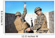 Us Marine Practices Throwing Wall Decal