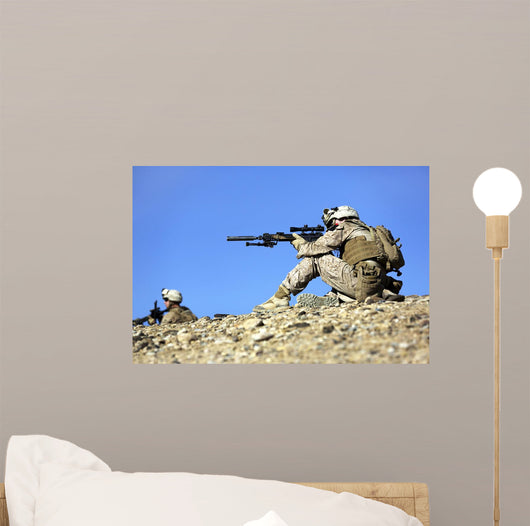 Us Marines Provide Security Wall Decal Design 3