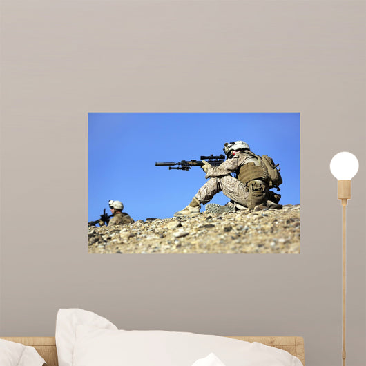 Us Marines Provide Security Wall Decal Design 3