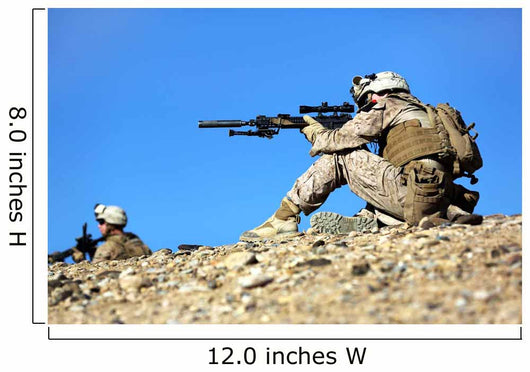 Us Marines Provide Security Wall Decal Design 3