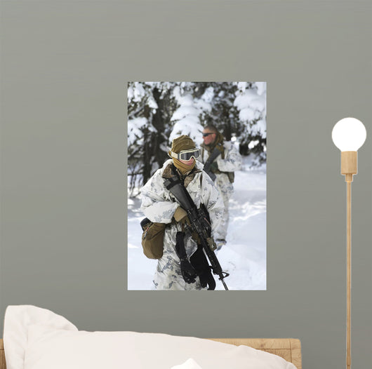 Us Marines Patrol Wall Decal