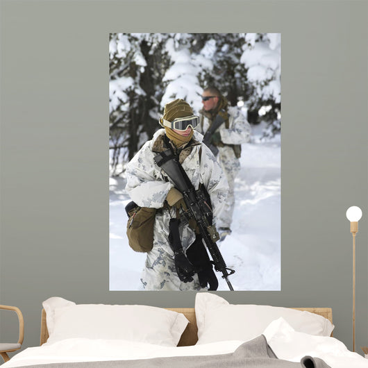 Us Marines Patrol Wall Decal