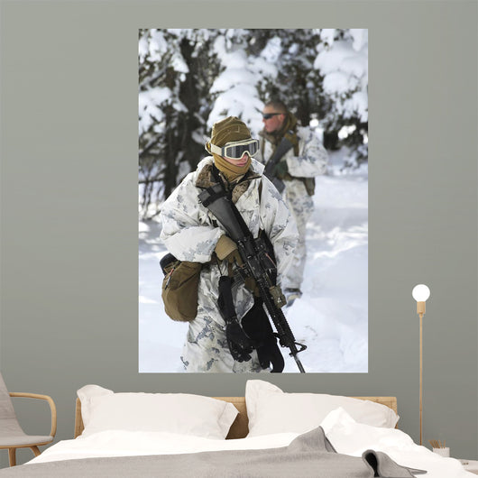 Us Marines Patrol Wall Decal