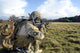 Airman Sets up Perimeter Wall Decal