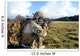 Airman Sets up Perimeter Wall Decal