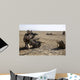 Field Radio Operator Provides Wall Decal