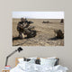 Field Radio Operator Provides Wall Decal