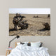 Field Radio Operator Provides Wall Decal