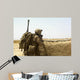 Us Marine Takes Cover Wall Decal