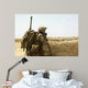 Us Marine Takes Cover Wall Decal