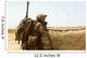 Us Marine Takes Cover Wall Decal