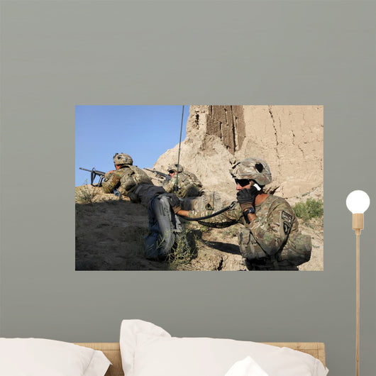 Us Army Specialist Conducts Wall Decal Design 1