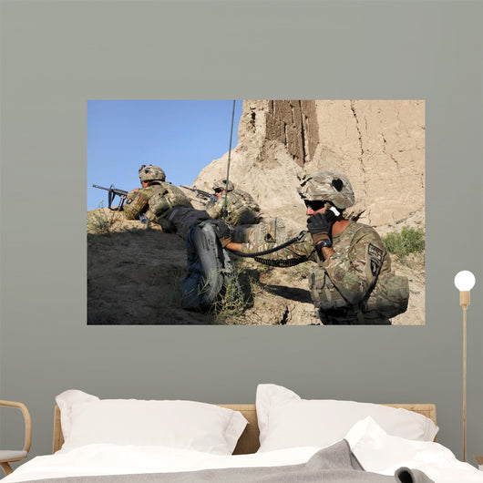Us Army Specialist Conducts Wall Decal Design 1