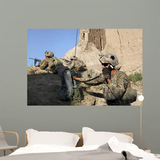 Us Army Specialist Conducts Wall Decal Design 1
