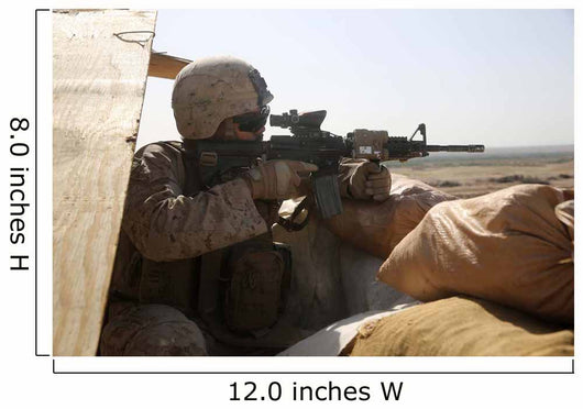 Us Marine Mans Security Wall Decal