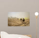Us Marines Sprint across Wall Decal
