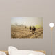 Us Marines Sprint across Wall Decal