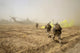 Us Marines Sprint across Wall Decal