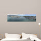 Aerial Military Ships Moored Wall Decal Design 1