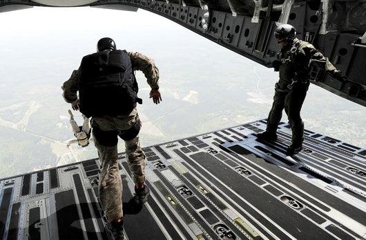 Navy Seals Jump from Wall Decal Design 3