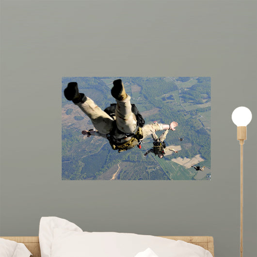 Navy Seals Jump from Wall Decal Design 1