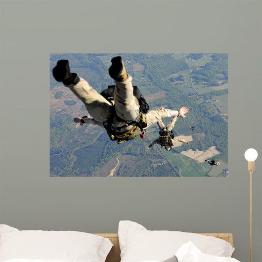 Navy Seals Jump from Wall Decal Design 1