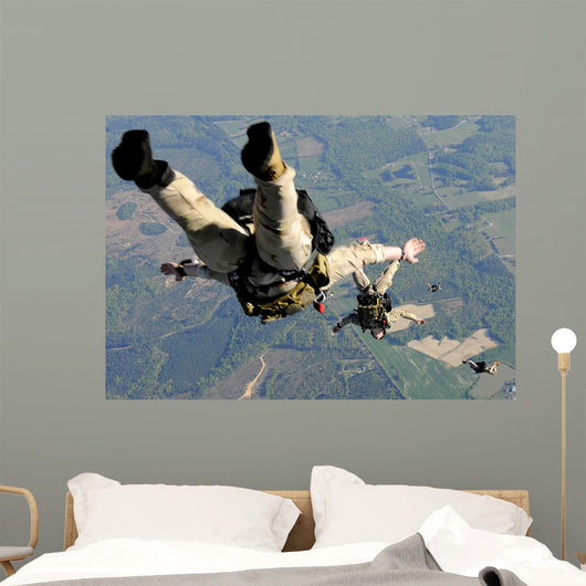 Navy Seals Jump from Wall Decal Design 1
