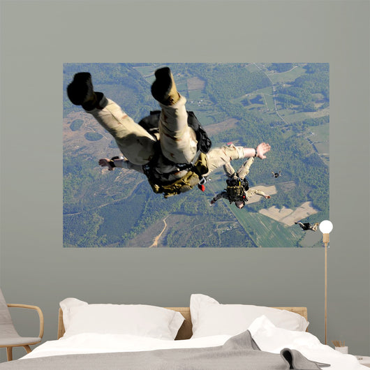 Navy Seals Jump from Wall Decal Design 1