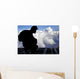 Romanian Paratrooper Awaits His Wall Decal
