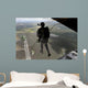 Airmen Jump out Hc-130p Wall Decal