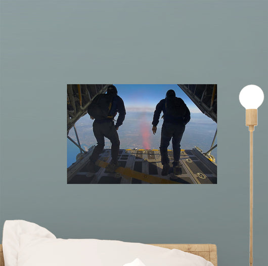 Members Us Navy Parachute Wall Decal Design 1