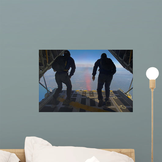 Members Us Navy Parachute Wall Decal Design 1