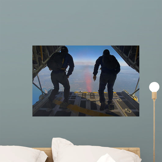 Members Us Navy Parachute Wall Decal Design 1