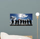 Silhouette Soldiers from Us Wall Decal