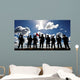 Silhouette Soldiers from Us Wall Decal