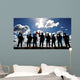 Silhouette Soldiers from Us Wall Decal