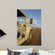 Humvee Driving down Dirt Wall Decal